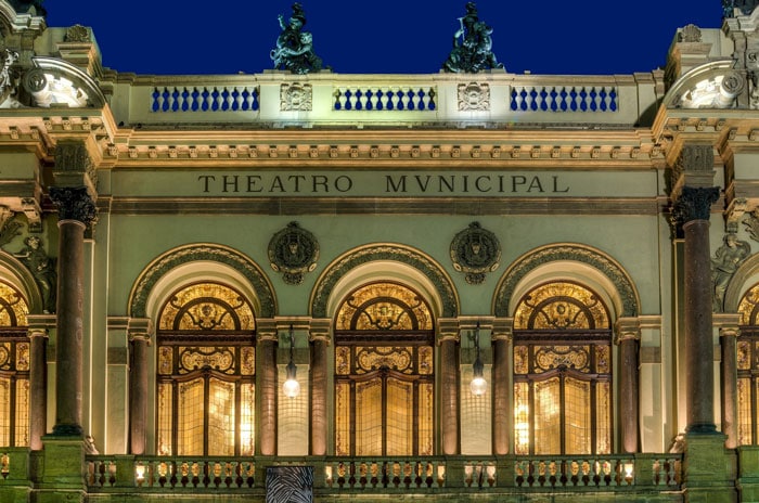 What to do in São Paulo, visit the Municipal Theater in Downtown, Brazil