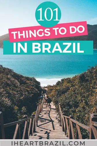 Things to do in Brazil Pinterest graphic