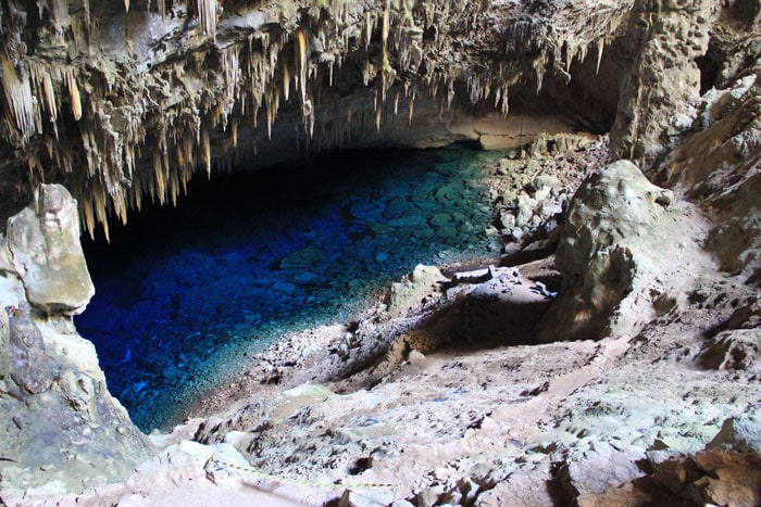 Blue Lake Grotto in Bonito is one of the best vacation spots in Brazil