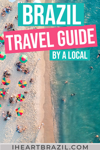 Brazil travel guide Pinterest graphic