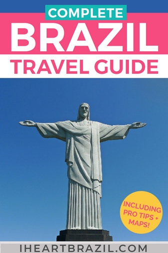 Brazil travel guide Pinterest graphic