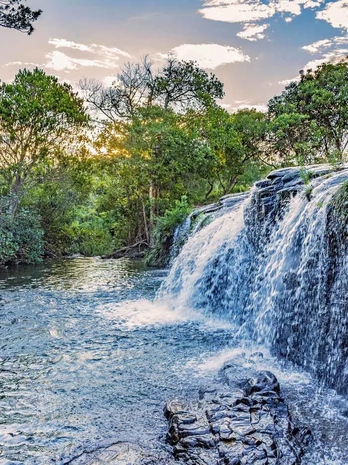 Waterfall in Carrancas, Minas Gerais