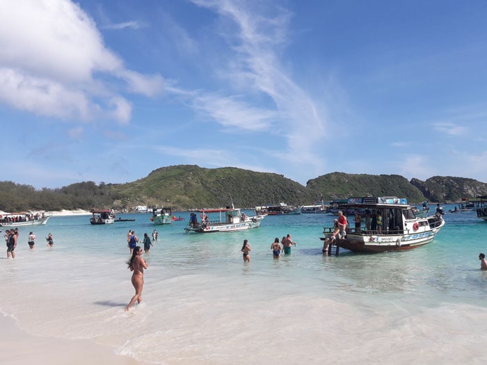 Farol beach in Arraial do Cabo