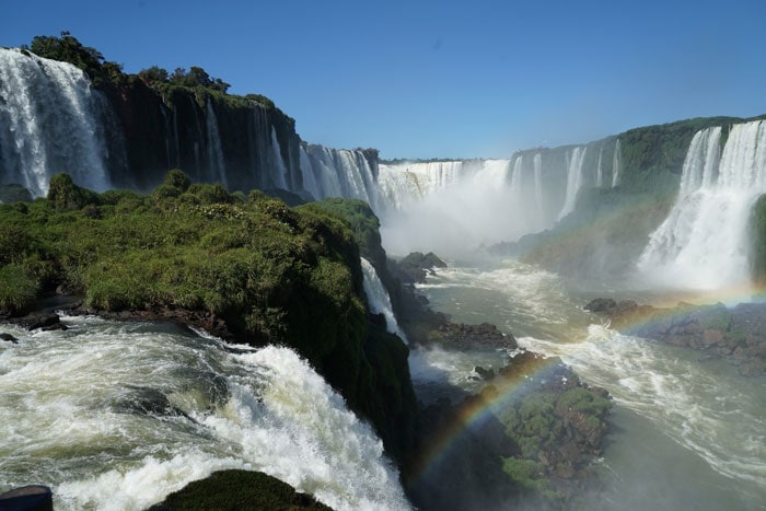 Wodospady Iguazu w Brazylii