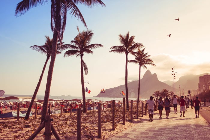 Ipanema Beach in Rio de Janeiro