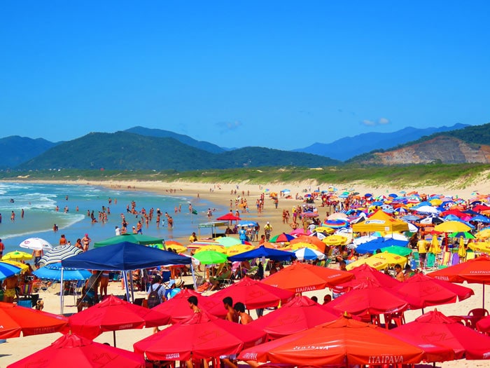 Joaquina beach in Santa Catarina