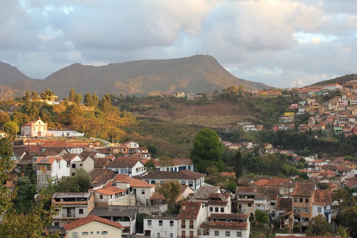 Colonial town of Ouro Preto in Minas Gerais, Brazil