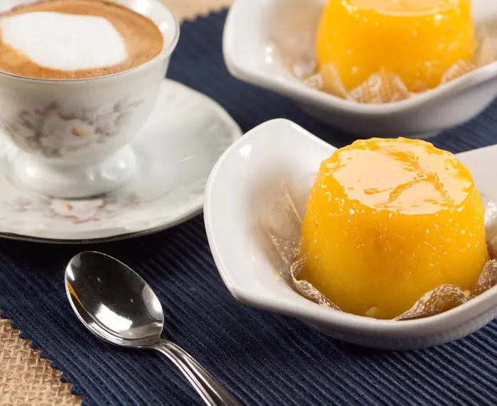 Quindim is a typical Brazilian dessert