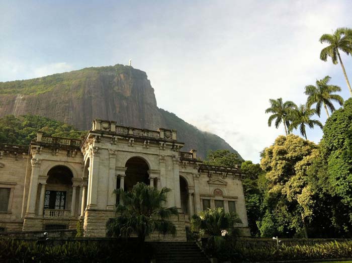 Parque Lage and Corcovado at Rio de Janeiro, Brazil