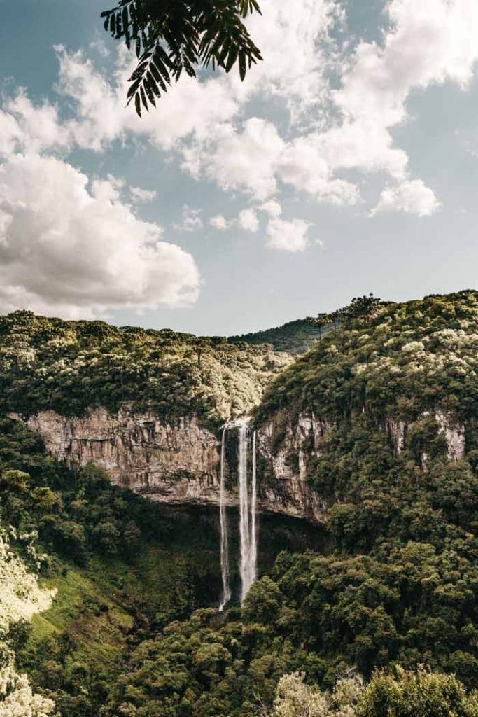 Caracol Falls in Santa Catarina