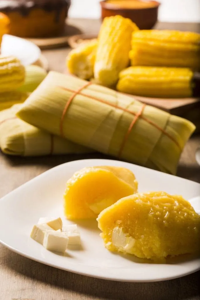 Pamonha is a traditional Brazilian food