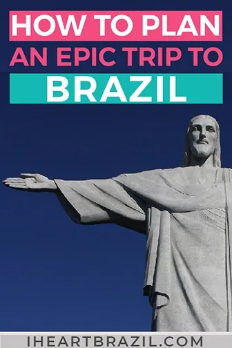 Planning a trip to Brazil Pinterest graphic