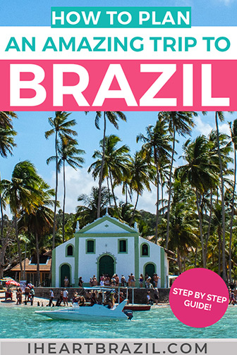 Planning a trip to Brazil Pinterest graphic