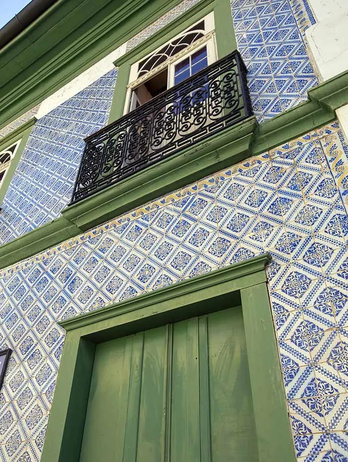 Facade of historic house in Itu, São Paulo