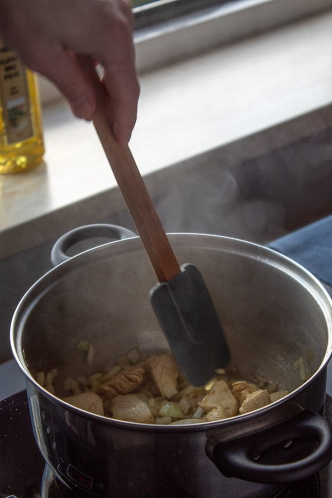 One pot Brazilian chicken and rice recipe