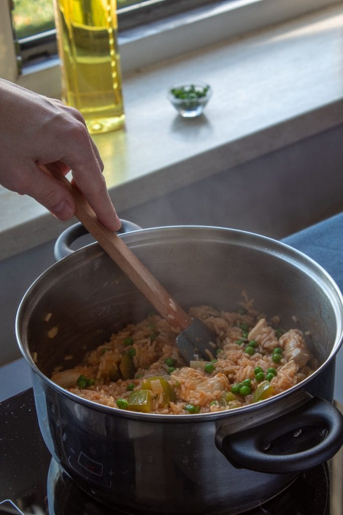 One pot Brazilian chicken and rice recipe