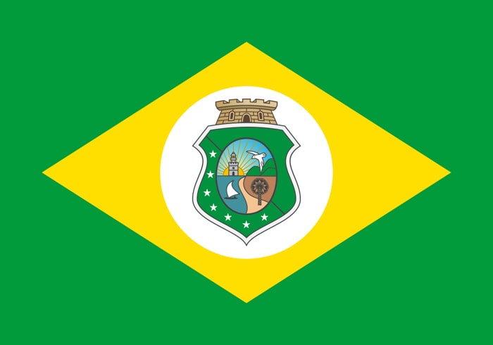 Ceara Brazil State Flag