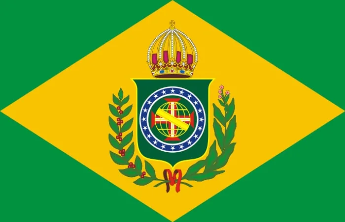 First flag of Brazil, the Empire