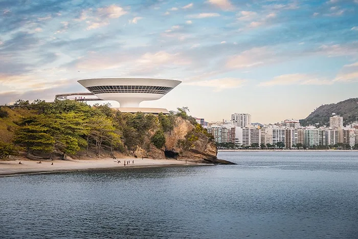 Niteroi Contemporary Art Museum in Rio de Janeiro
