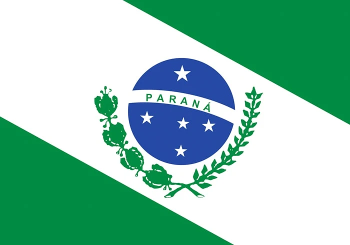Parana Brazil State Flag