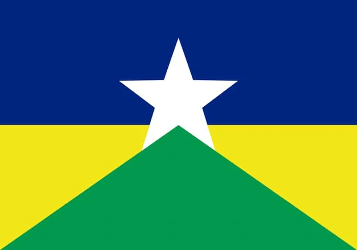 Rondonia Brazil State Flag