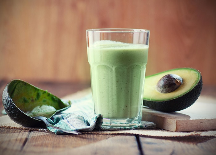 Avocado smoothie, the vitamina is a drink of Brazil