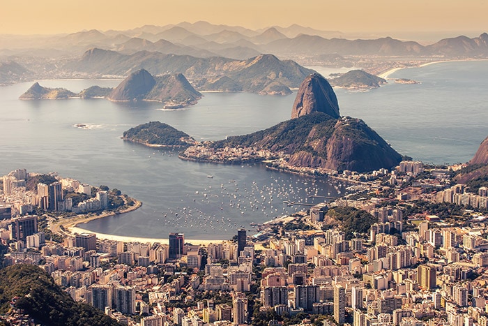 Botafogo and Sugar Loaf in Rio de Janeiro