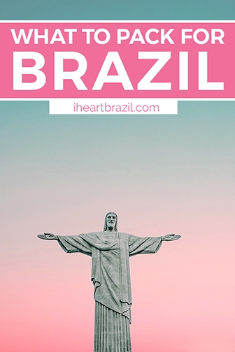 Brazil packing list Pinterest graphic