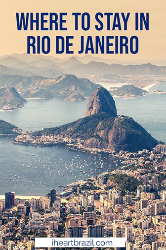 Where to stay in Rio de Janeiro Pinterest graphic