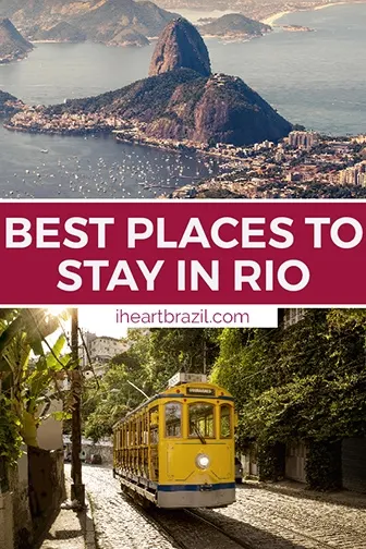 Where to stay in Rio de Janeiro Pinterest graphic