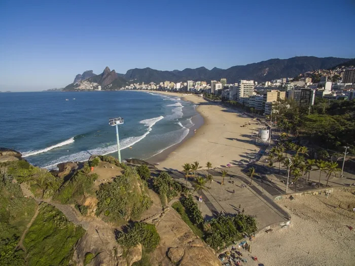 View of Ipanema Beach from Arpoador, one of the best things to do in Rio de Janeiro
