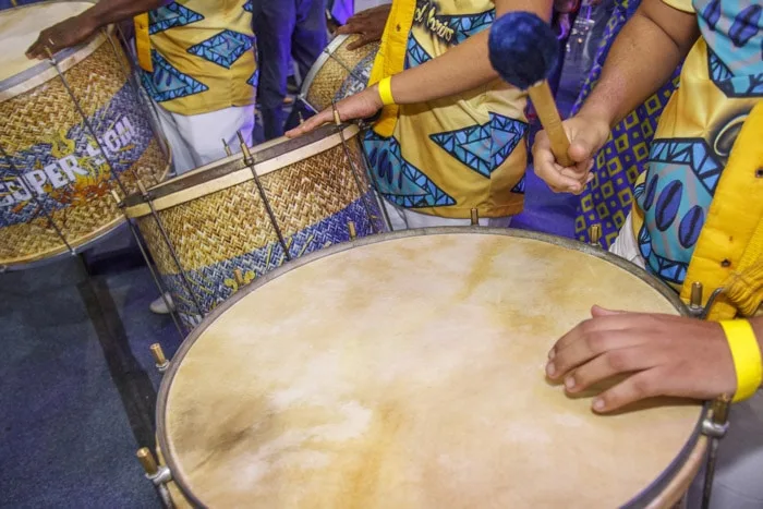 Technical rehearsal for carnival in Rio de Janeiro