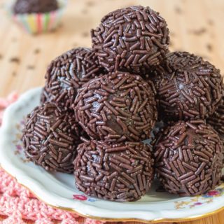 Brigadeiro, condensed milk dessert