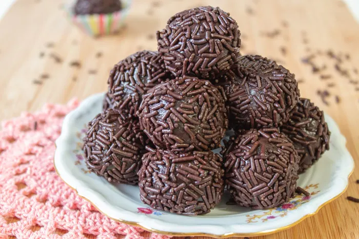 Brigadeiro, condensed milk dessert