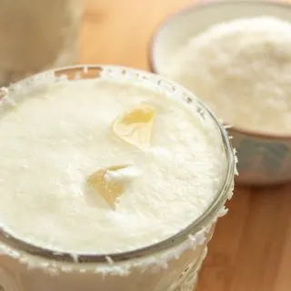 Creamy coconut cocktail