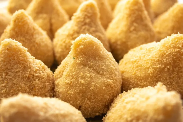 Breaded coxinhas