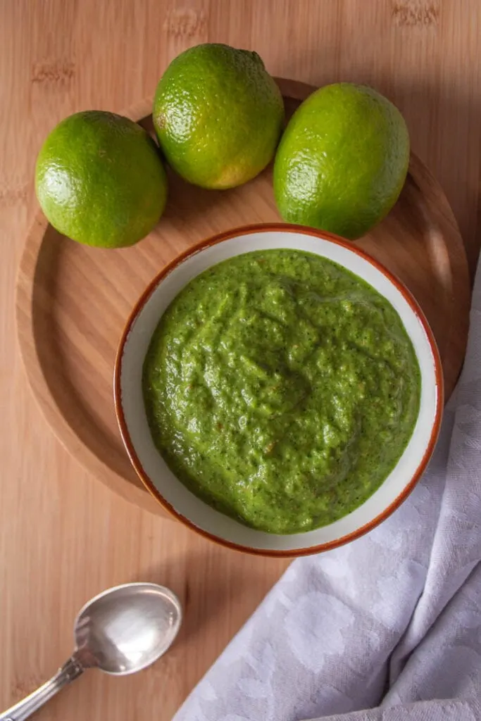 Cilantro chimichurri sauce