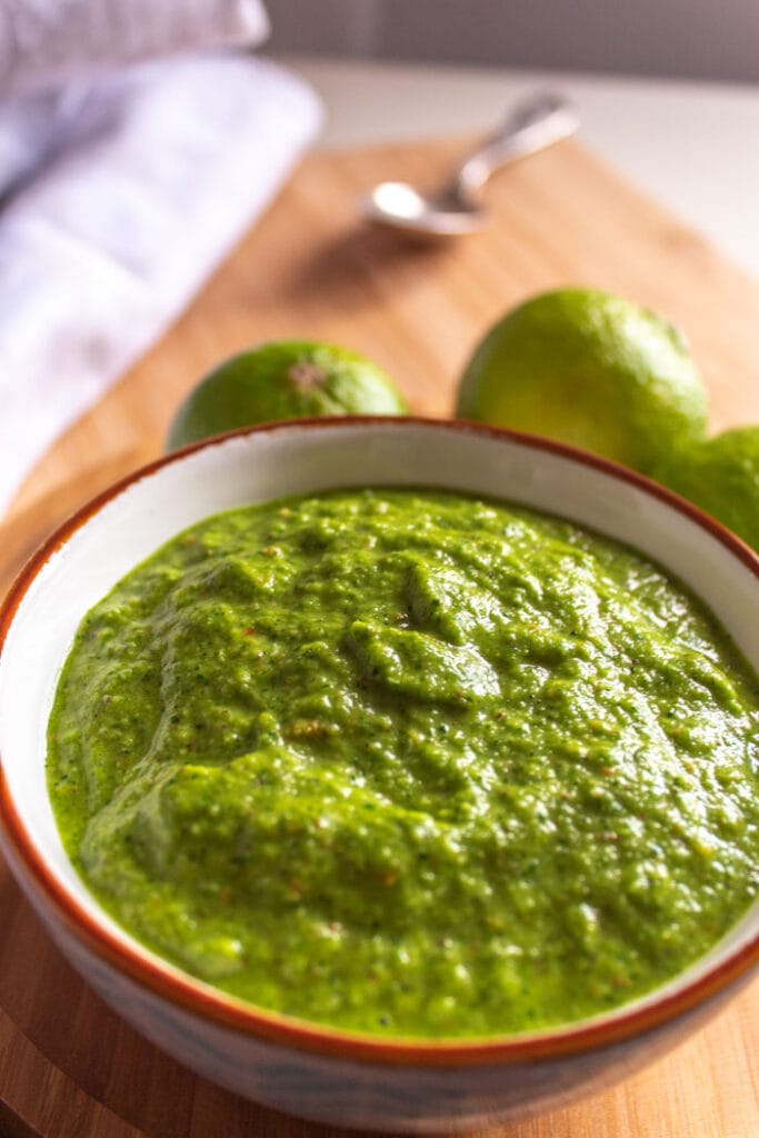 Cilantro chimichurri sauce recipe