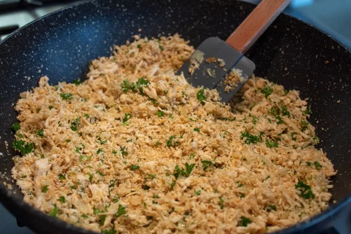 Filling coxinha