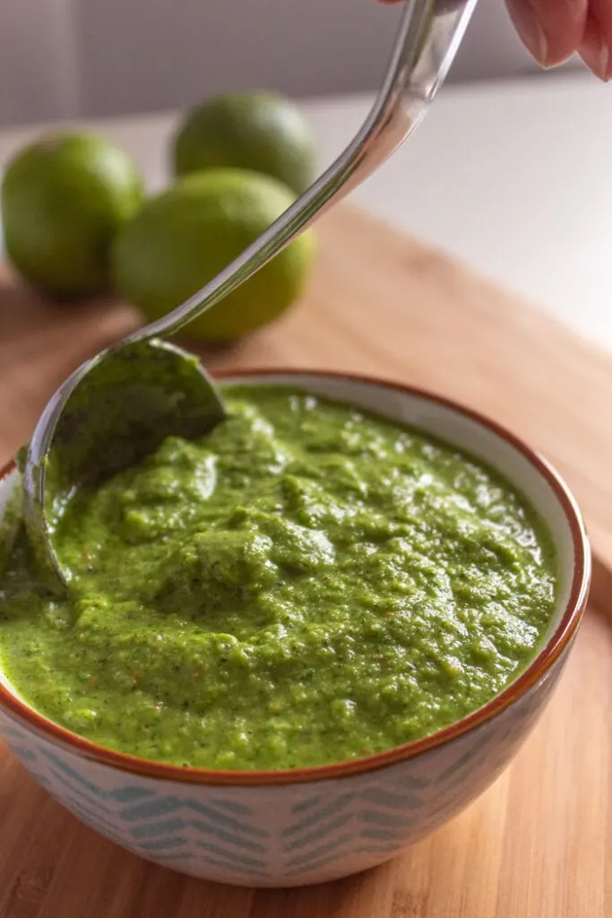 Cilantro chimichurri sauce recipe