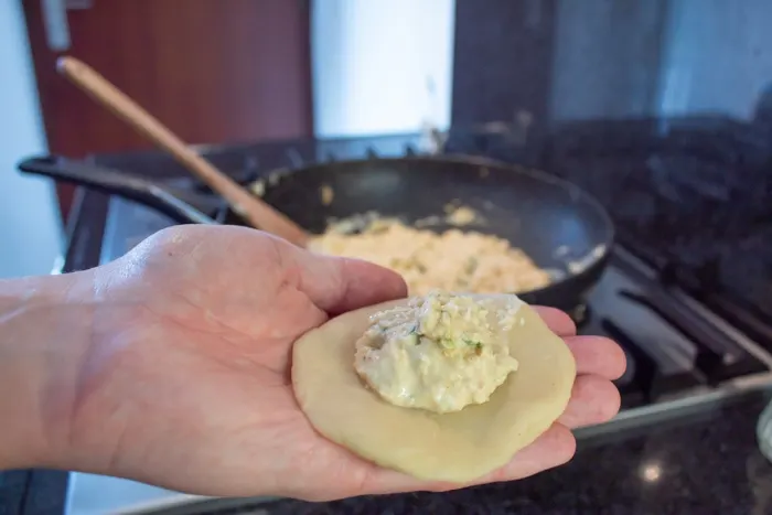 Filling coxinha