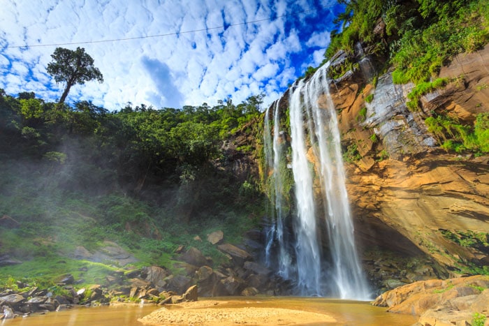 Alta watervallen in Espírito Santo