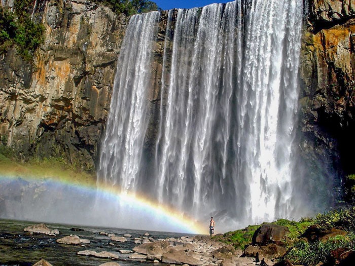 Rio dos Pardos Falls in Santa Catarina