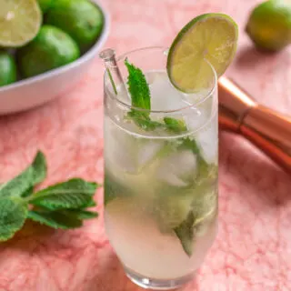 Brazilian mojito cocktail