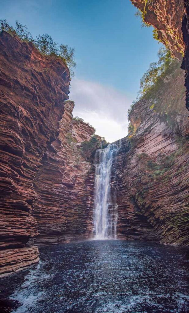 Buracão Falls in Chapada Diamantina, Bahia