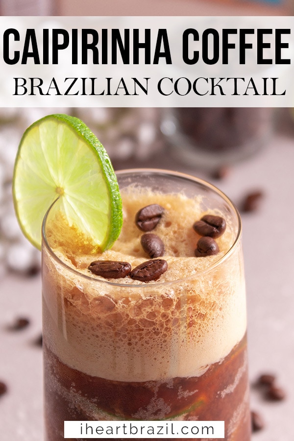 Caipirinha coffee Pinterest graphic