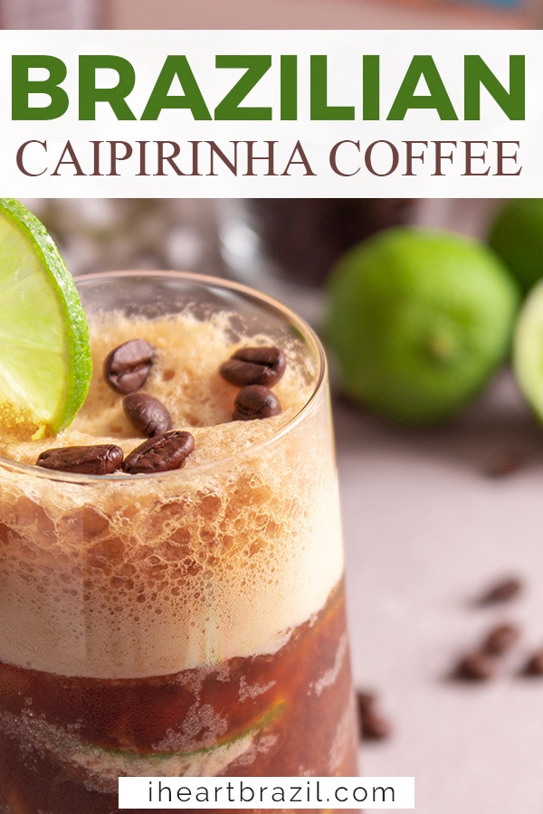 Caipirinha coffee Pinterest graphic