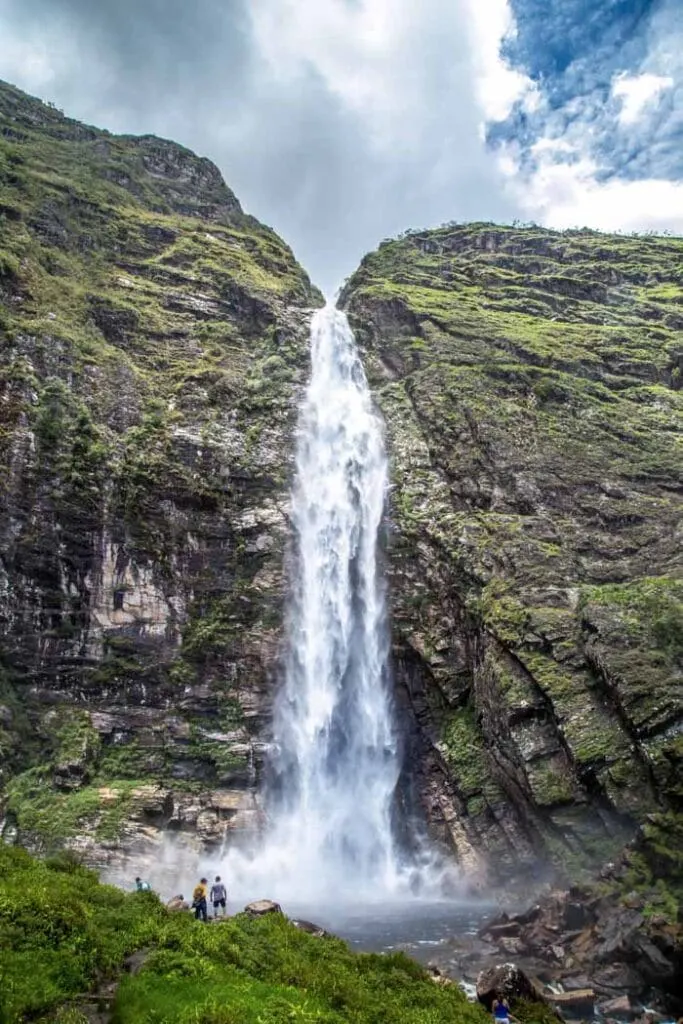 Casca D'anta Falls in Serra da Canastra, Minas Gerais