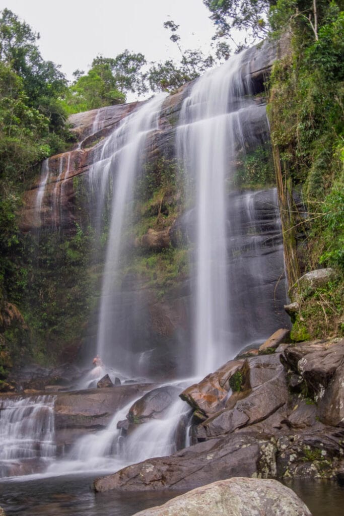 Macumba vattenfall i Rio de Janeiro