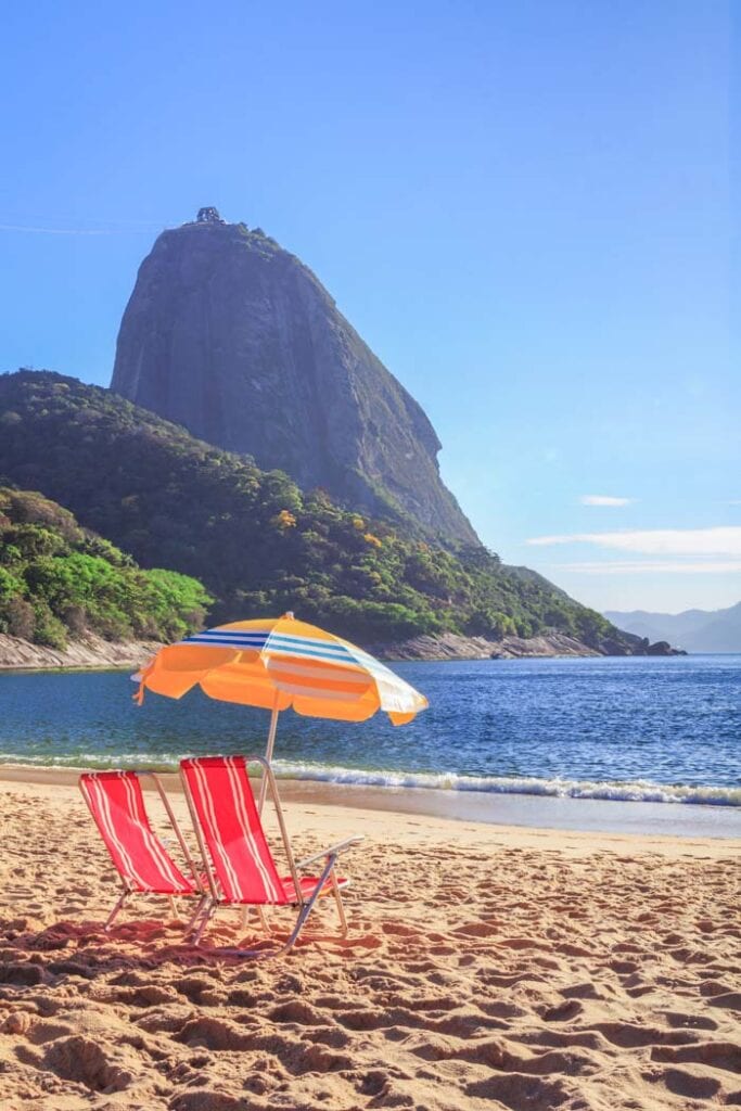 Red Beach in Rio